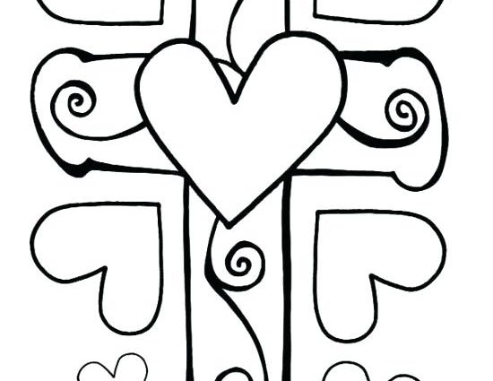 Christian Valentine Pages Coloring Pages