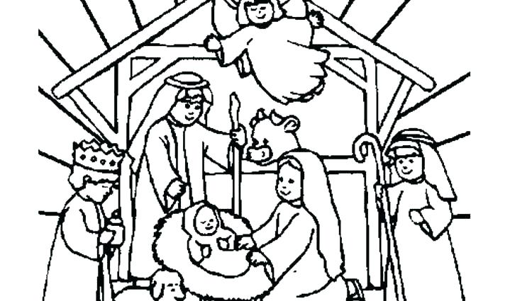 719x425 Printable Religious Coloring Pages