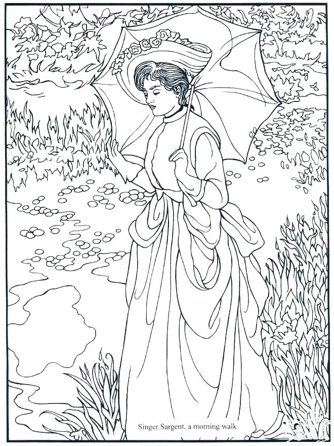 Renaissance Art Coloring Pages at GetColorings.com | Free printable
