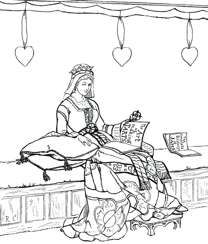 Enchanting Renaissance Art Coloring Pages 700x822 Enchanting Renaissance Art Coloring Pages
