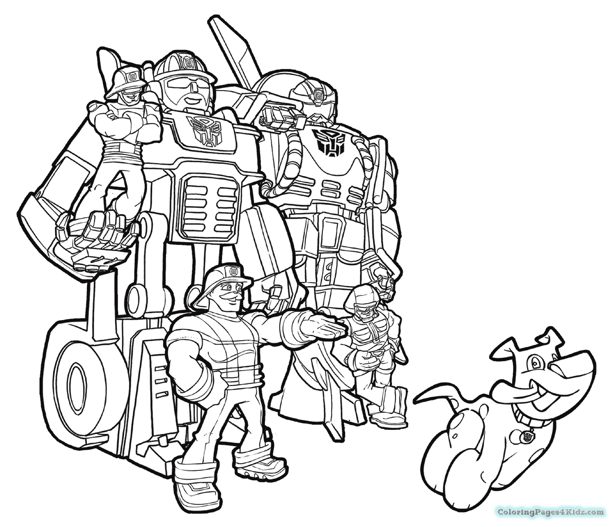 Rescue Bots Coloring Pages at GetColorings.com | Free printable