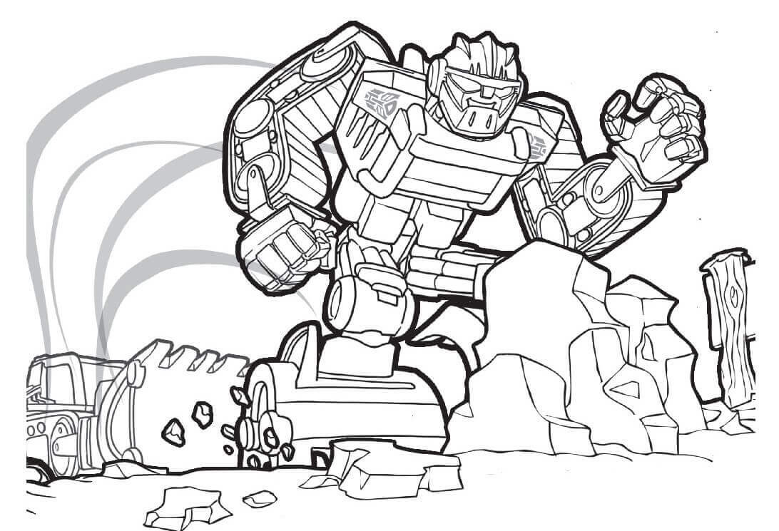 Rescue Bots Coloring Pages To Print