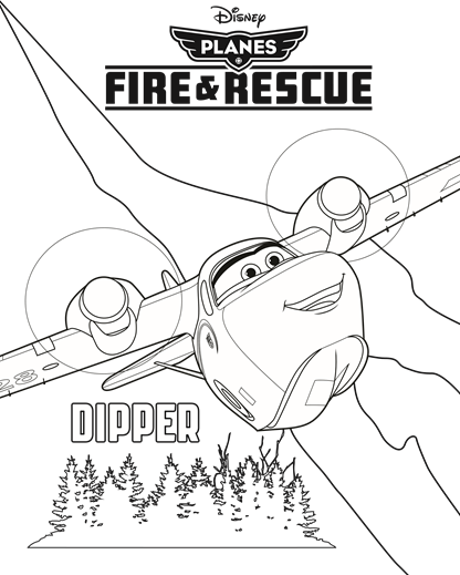 416x519 Disney Planes Fire And Rescue Coloring Pages