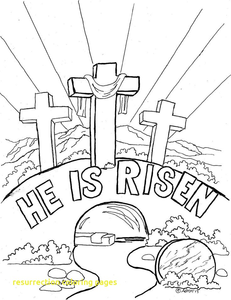 736x956 Resurrection Coloring Pages With Appealing Religious Easter