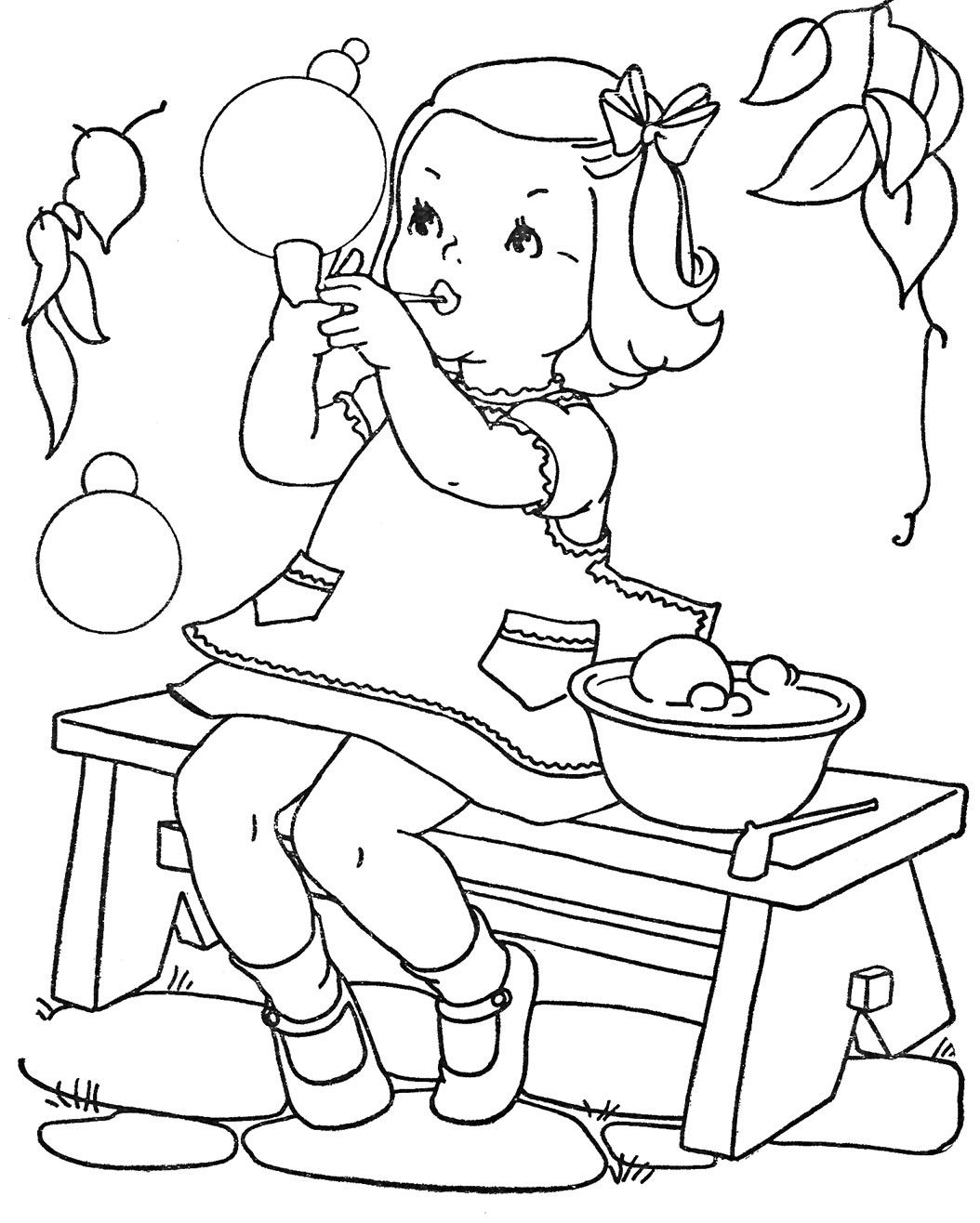 Retro Coloring Pages
