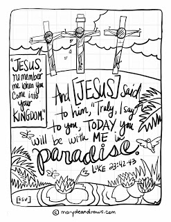 247x320 Come + Luke 2342 43 Bible Coloring Page (English + Spanish