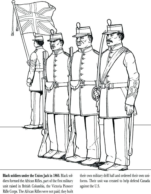 623x800 Civil War Coloring Page