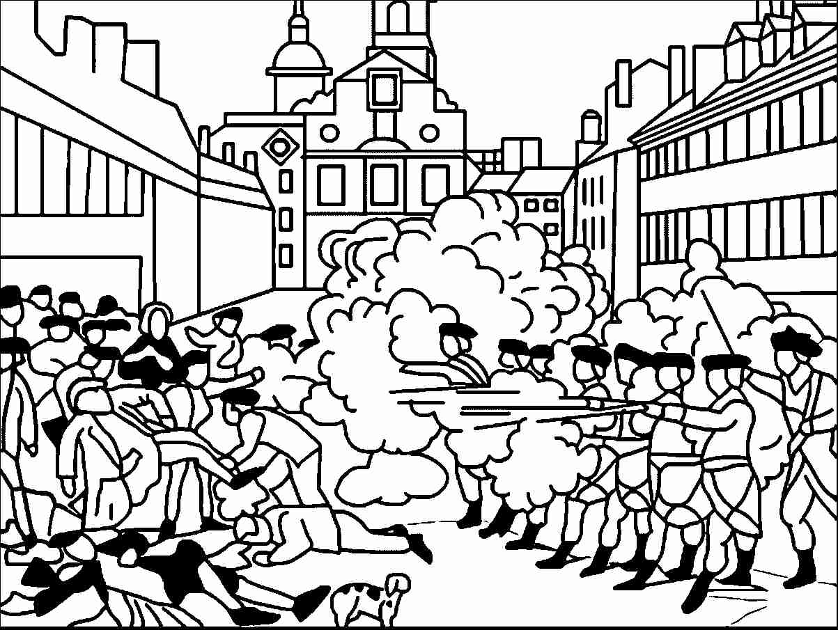 1203x905 Beautiful Revolutionary War Battle Coloring Pages Model