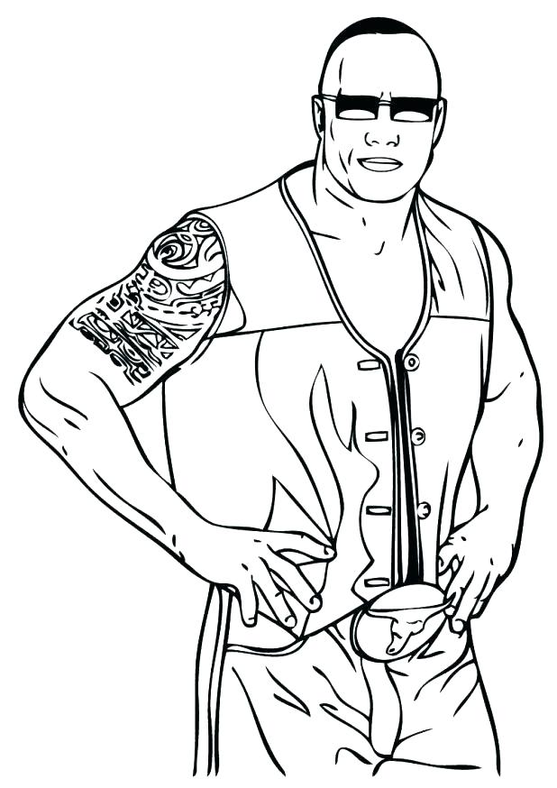 618x874 Coloring Pages Rey Mysterio Printable