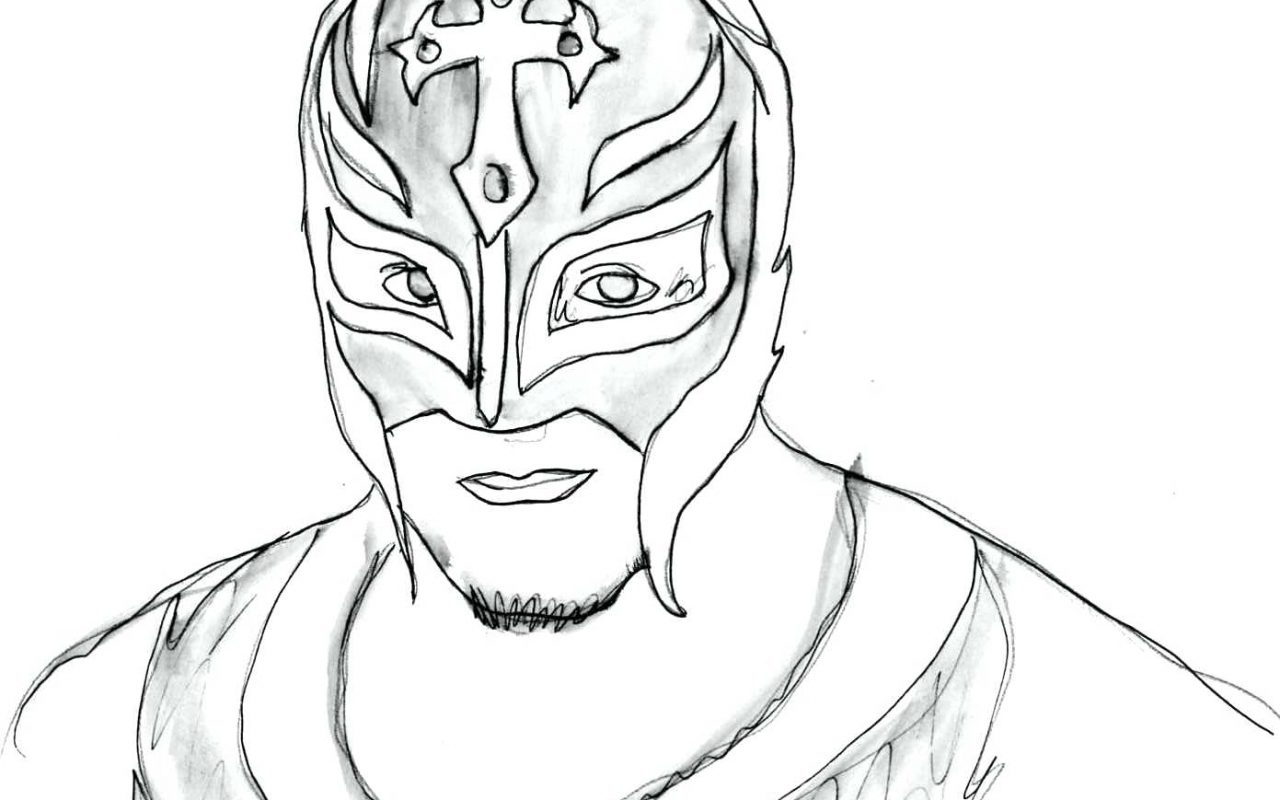 1280x800 Free Rey Mysterio Coloring Pages For Adults Printable Mask