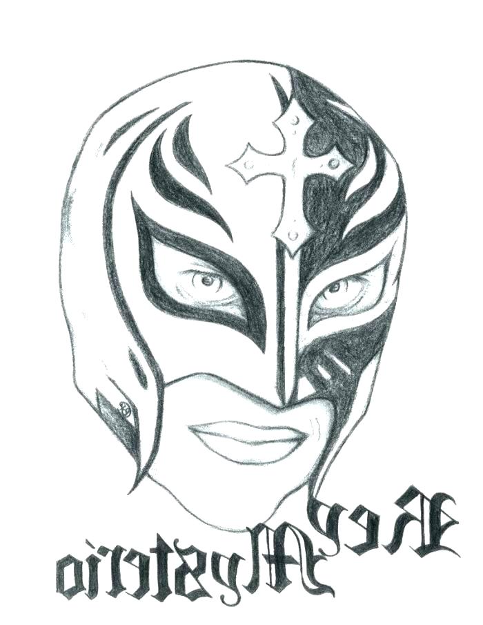 700x905 Coloring Pages Victory Scene Page Rey Mysterio Mask Sheet Sheets