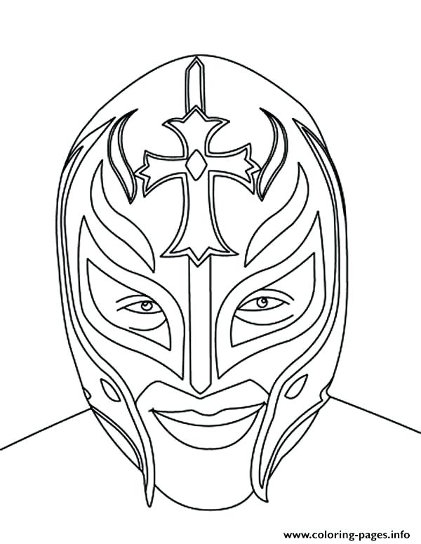 Rey Mysterio Mask Coloring Pages Mask Face Coloring Pages 600x775 Rey Mysterio Mask Coloring Pages Mask Face Coloring Pages