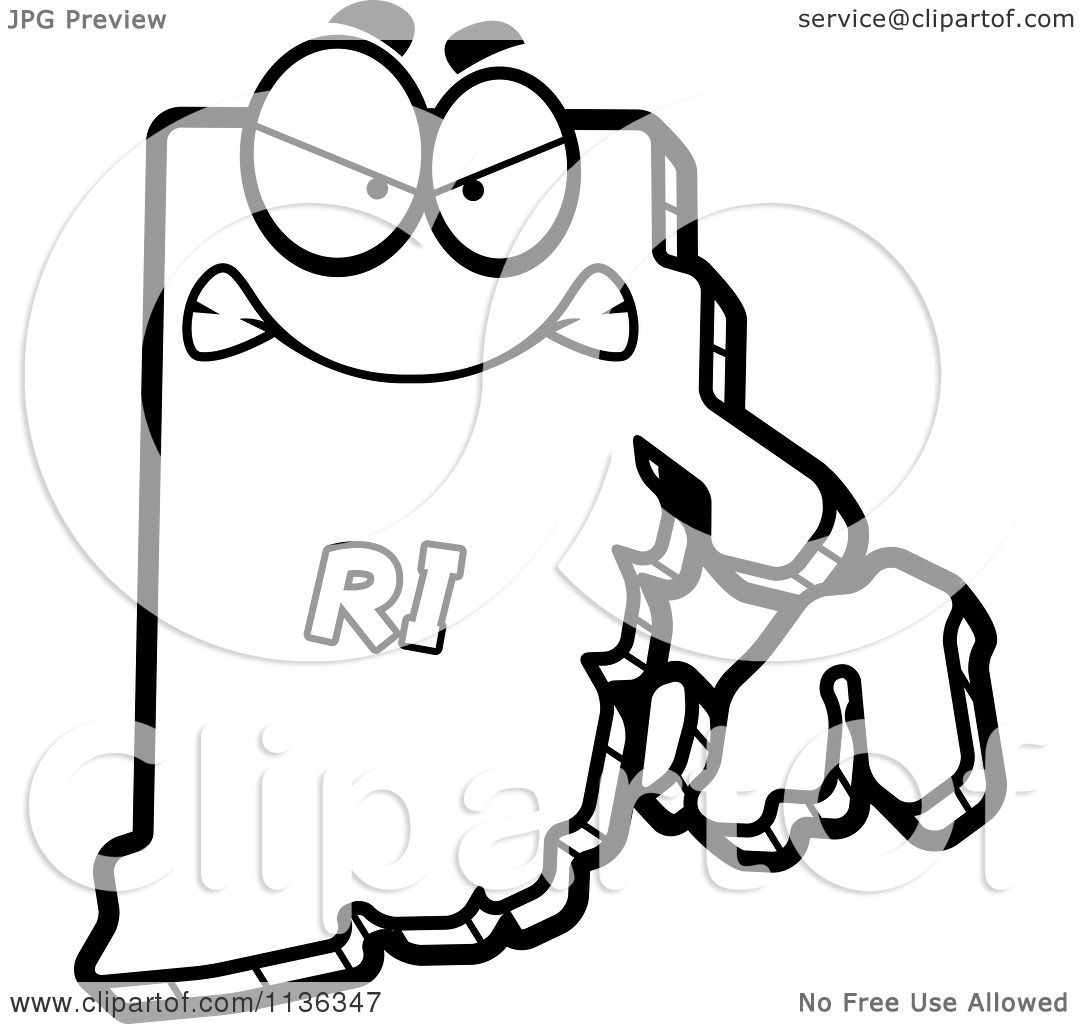 1080x1024 Rhode Island Coloring Page