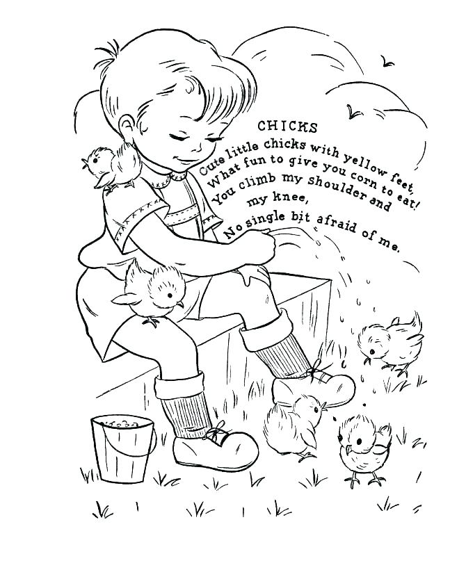 670x820 Free Mother Goose Nursery Rhymes Coloring Pages Kids Coloring