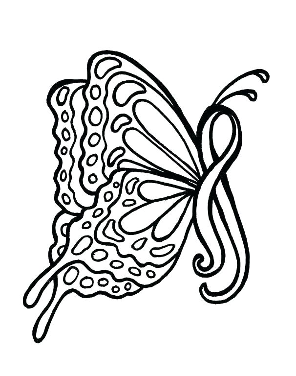 606x768 Breast Cancer Coloring Pages Cancer Ribbon Coloring Page Cancer