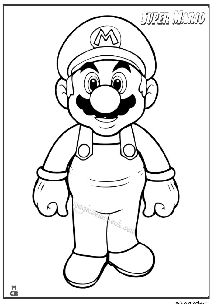 685x975 Super Mario Coloring Pages 08