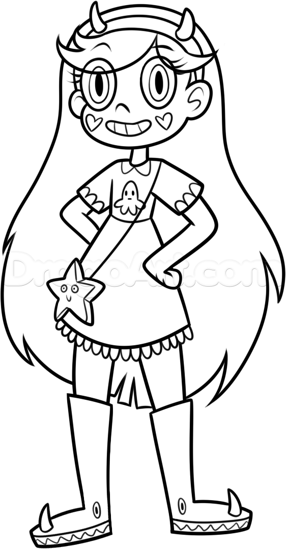 Star Vs Forces Of Evil Coloring Sheets 562x1078 Star Vs Forces Of Evil Coloring Sheets