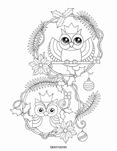 236x306 Beautiful Owl Coloring Page From Autumn Falls By Ebony Rainn