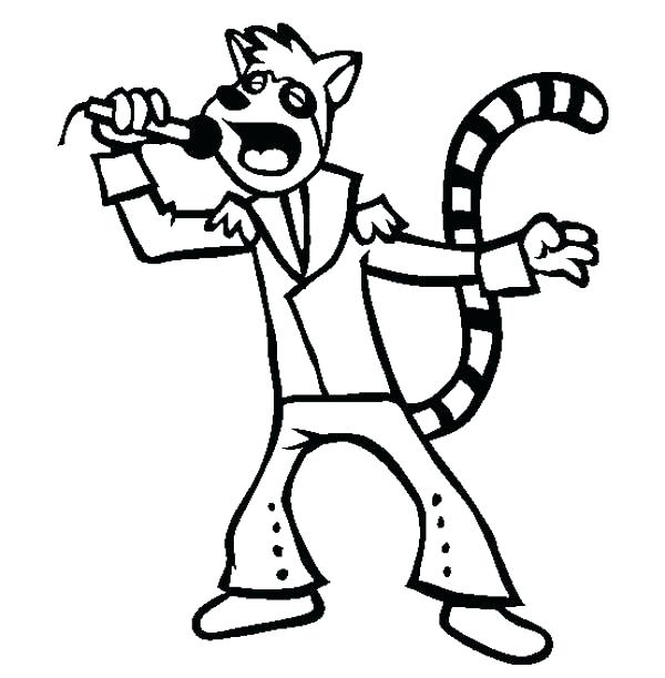 600x612 Lemur Coloring Page Lemur Coloring Pages Lemur Face Coloring Page