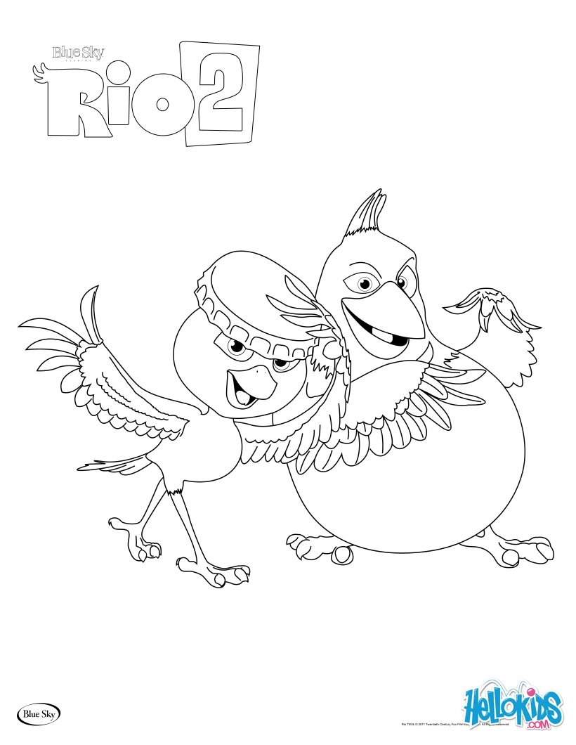 Rio 2 Nico Pedro Coloring Pages Hellokids Com Beauteous 820x1060 Rio 2 Nico Pedro Coloring Pages Hellokids Com Beauteous