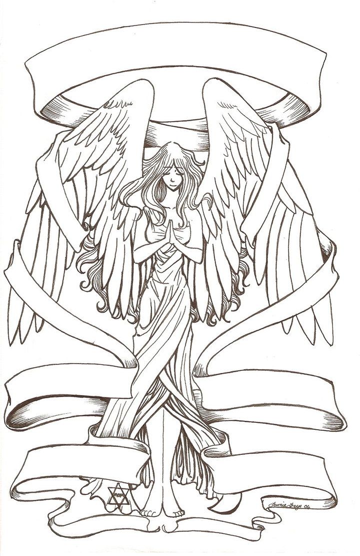 720x1110 Rip Tattoo By Xerses On Angel Fantasy Myth Mythical