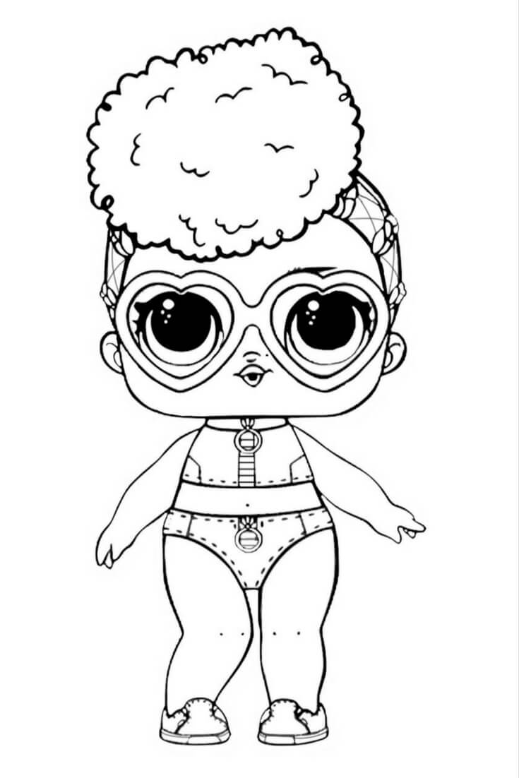 735x1102 Free Printable Lol Surprise Dolls Coloring Pages