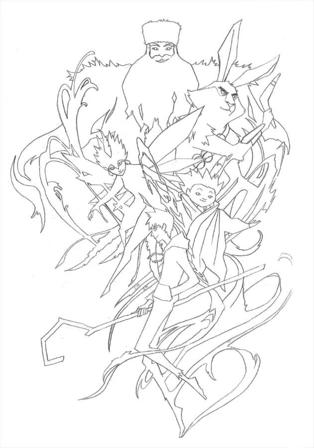 631x900 Sketch Dump Of Rise Of The Guardians Coloring Pages Santa, Tooth