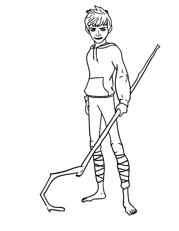 600x776 Jack Coloring Pages Jack Frost Standing Tall In Rise