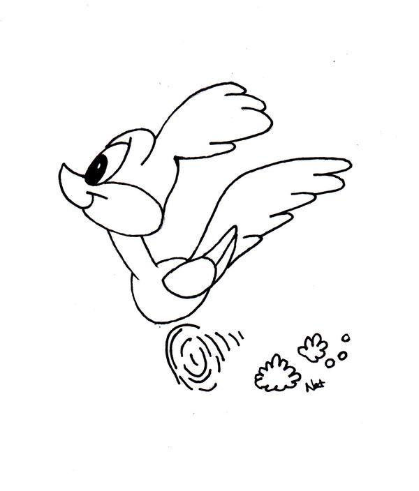 600x704 Baby Roadrunner Coloring Pages Color Bros