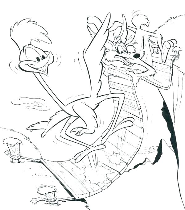 600x680 Coyote Coloring Coyote Coloring Pages Wile E Coyote Coloring Pages