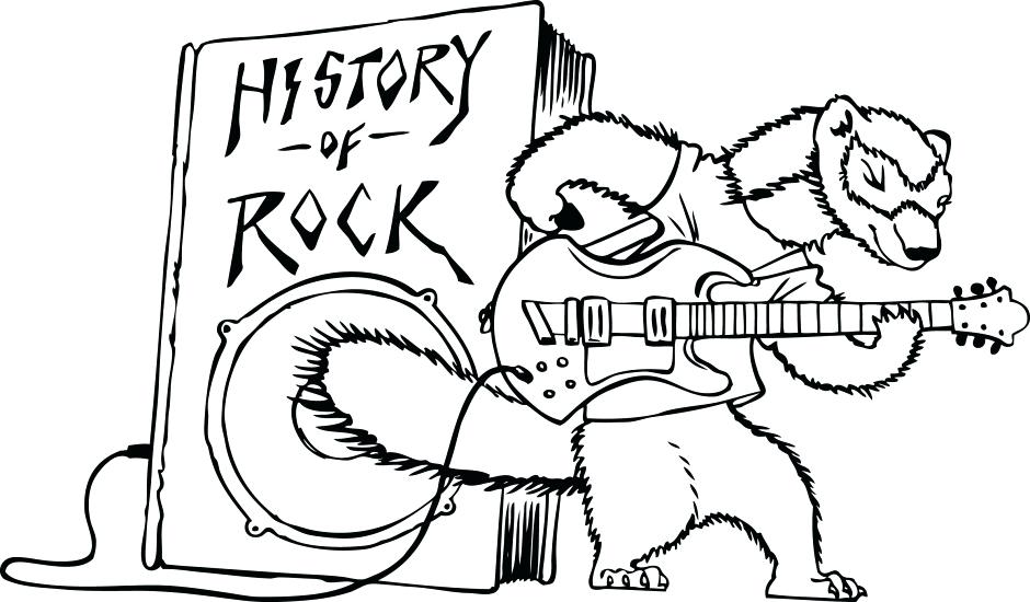 940x550 Rock N Roll Coloring Pages Rocks Coloring Pages Royalty Free Rock
