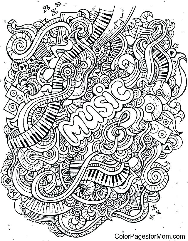 640x820 Free Printable Doodle Coloring Pages Rock N Roll Coloring Pages