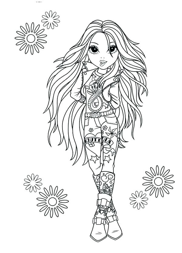 600x834 The Rock Coloring Pages The Rock Coloring Pages Rock Band