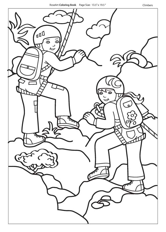 571x800 Rock Climber Coloring Pages, Rock Climbing Coloring Pages