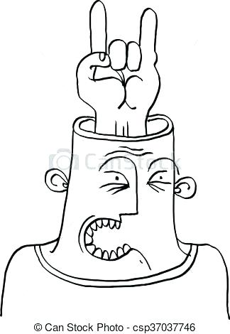 Rock N Roll Coloring Pages Vector Conceptual Illustration 324x470 Rock N Roll Coloring Pages Vector Conceptual Illustration