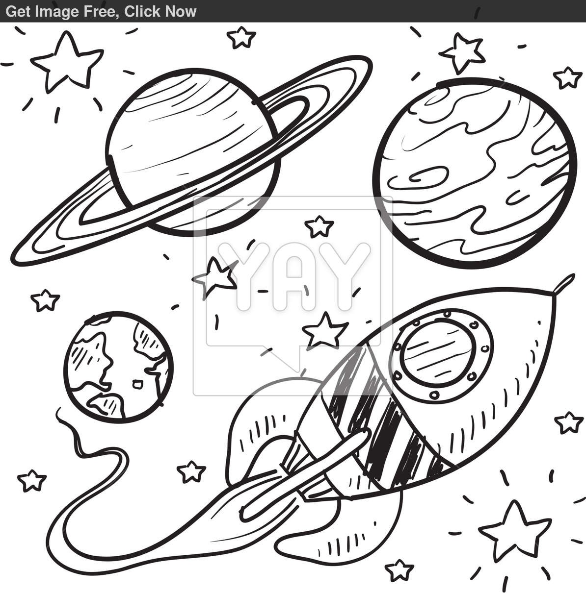 1194x1210 Rocket Coloring Pages