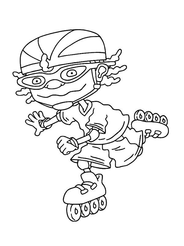 Rocket Power Coloring Pages Color Me Pretty 600x800 Rocket Power Coloring Pages Color Me Pretty
