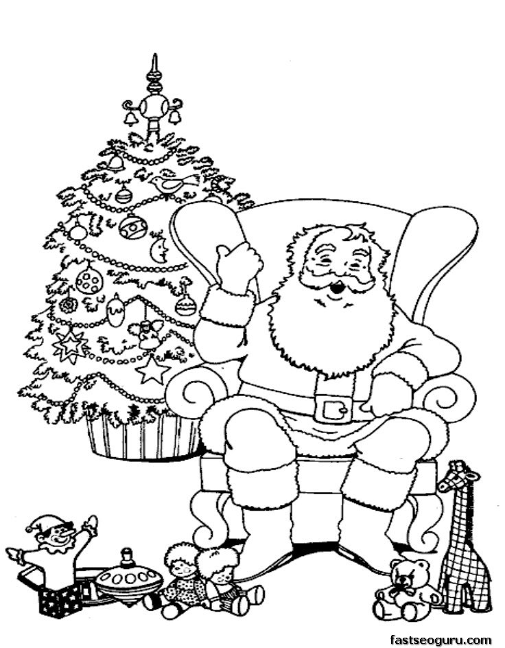 736x944 Coloring Pages Of Santa Claus Many Interesting Cliparts