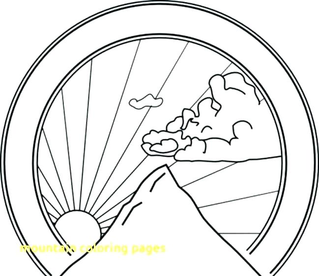 Rocky Mountain Coloring Pages