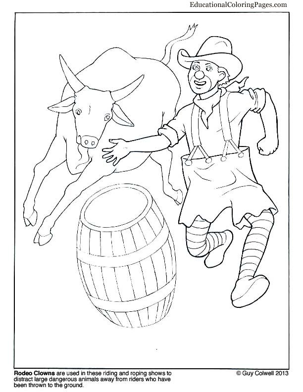 612x792 Rodeo Clowns Chrissy Rodeo And Outlines