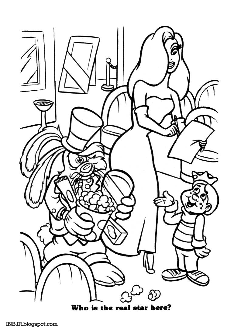 747x1085 Jessica Rabbit Coloring Pages Love Best