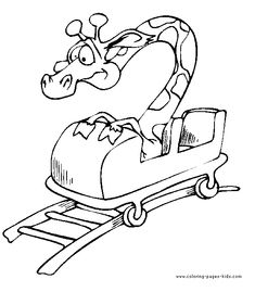 235x269 Amusement Park Coloring Page