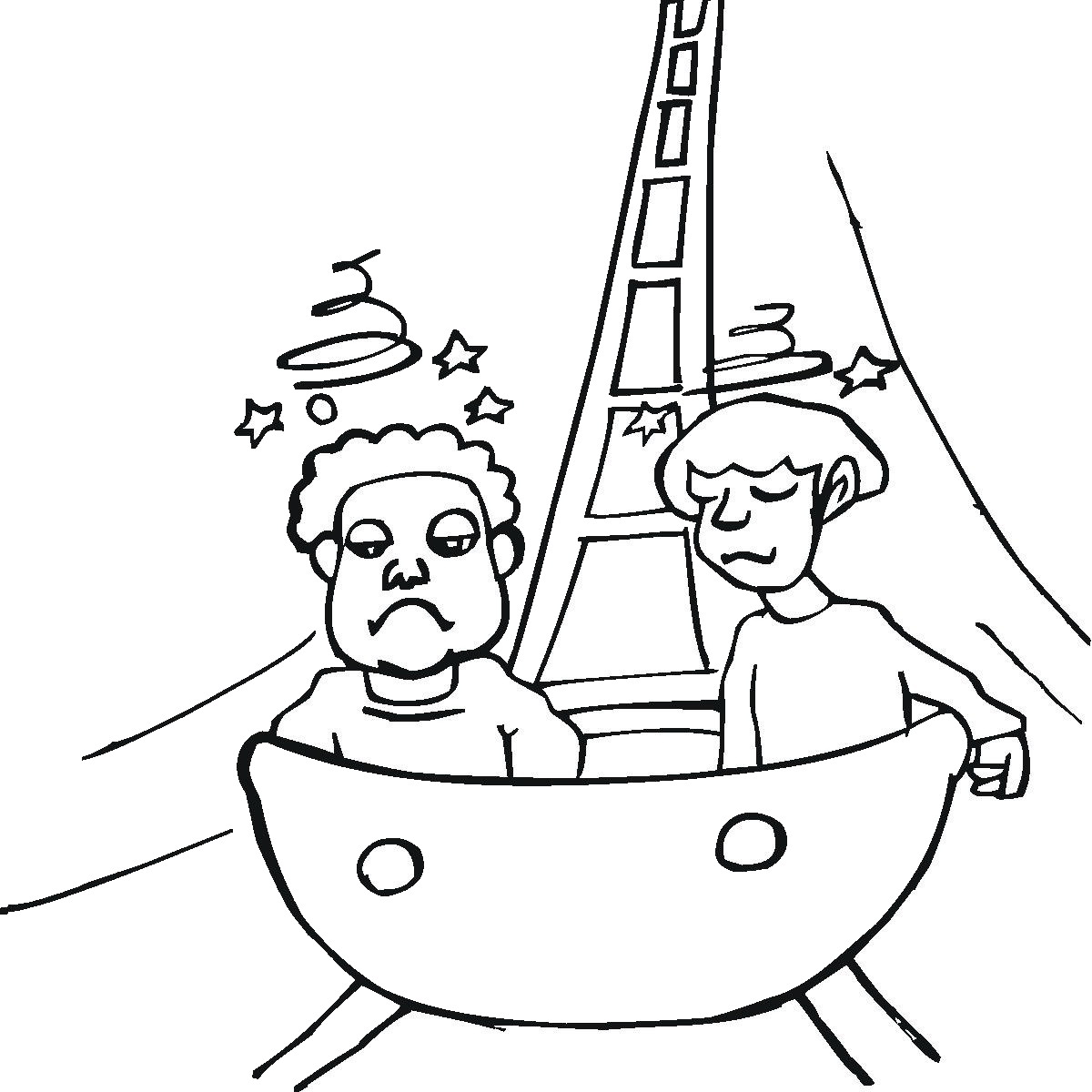 1200x1200 Amusement Park Coloring Pages