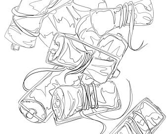 340x270 Roller Illustration Etsy