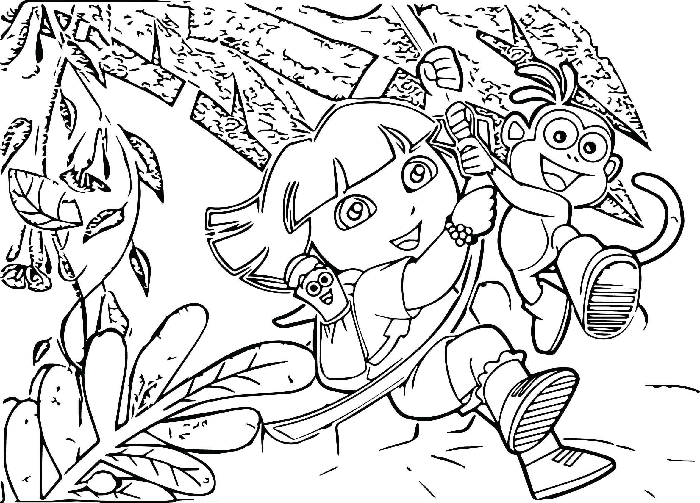 2352x1691 Coloring Pages Thanksgiving Free Wallpaper Cartoons The Dora