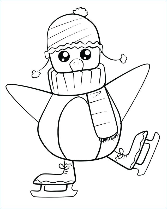 640x800 Skating Coloring Pages Winter Skating Coloring Pages
