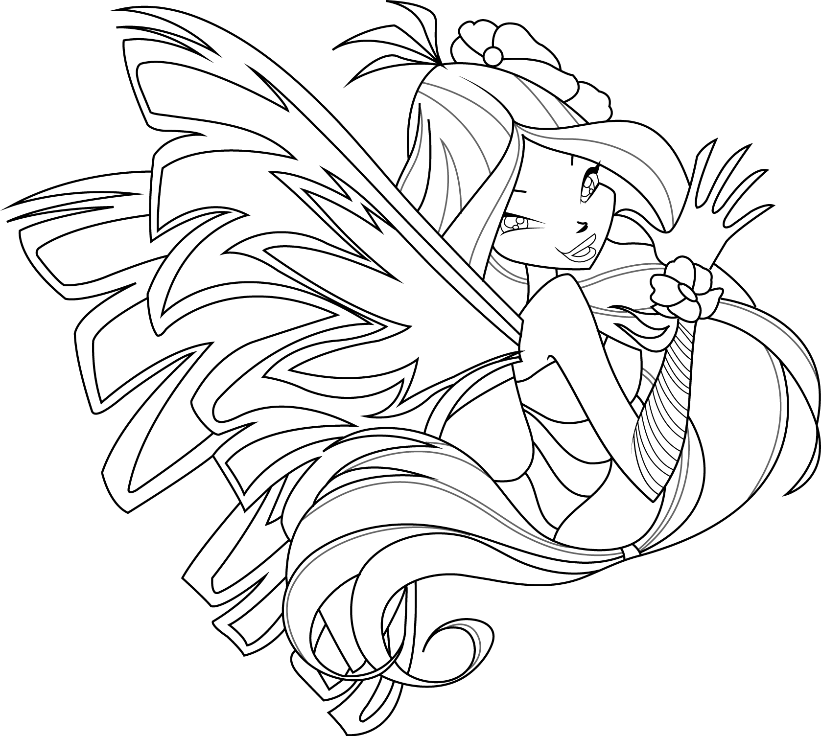 1677x1504 Flora Sirenix Coloring Page By Icantunloveyou