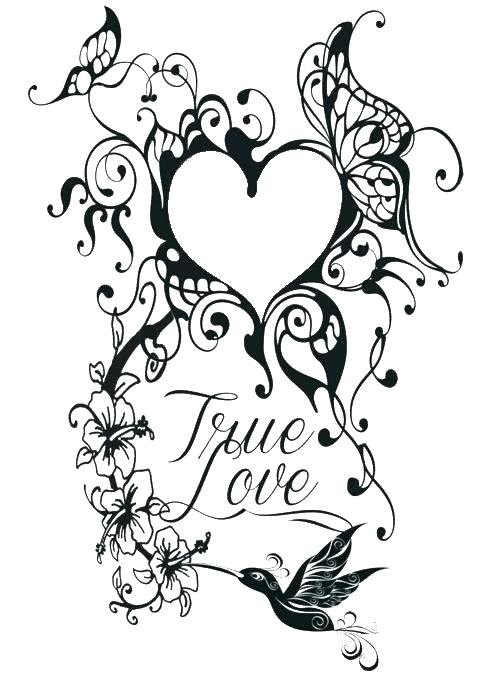 500x676 Romantic Coloring Pages