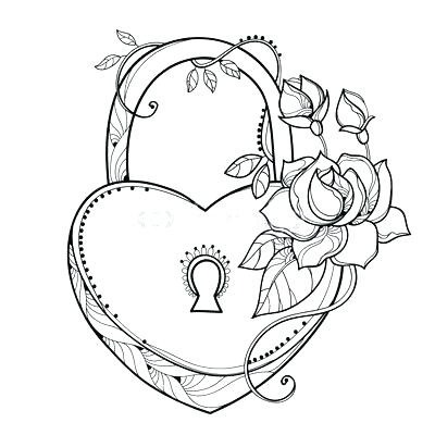 400x400 Romantic Coloring Pages