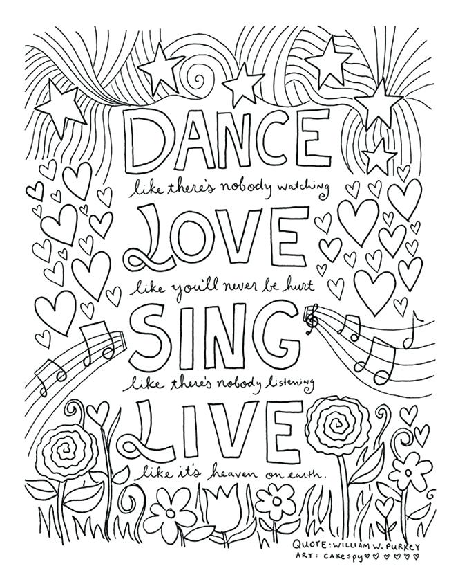 Inspiring Quote Coloring Pages For Adults Free Free Coloring Romeo 650x841 Inspiring Quote Coloring Pages For Adults Free Free Coloring Romeo